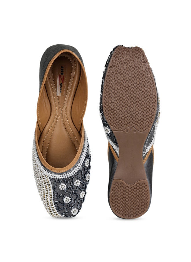 She Zone موجاري رمادي مزخرف للنساء - Image 4