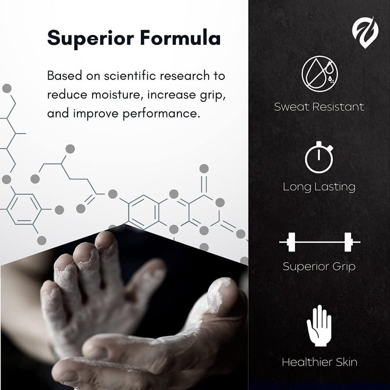 EVMT Brands Liquid Chalk, Mess Free Gym Chalk for Weightlifting, Gymnastics, Rock Climbing, Dancing, and Lifting. Sweat Resistant and Long Lasting for Stronger Hand Grip. Package May Vary. - Image 1