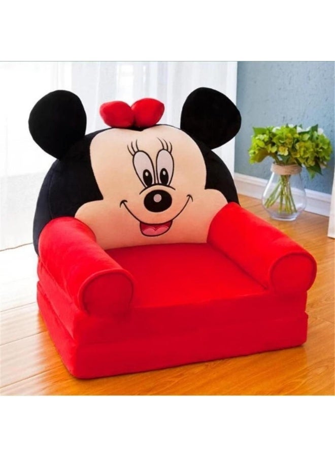 Mickey Mouse Cartoon Foldable Children's Chair – Comfortable and Safe for Sitting and Playing - Image 1