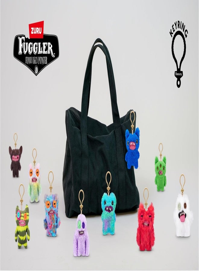 Fuggler Key Rings Series 3 by ZURU Funny Ugly Monster, Plush, Collectible, Toy (3 Pack) - Image 5