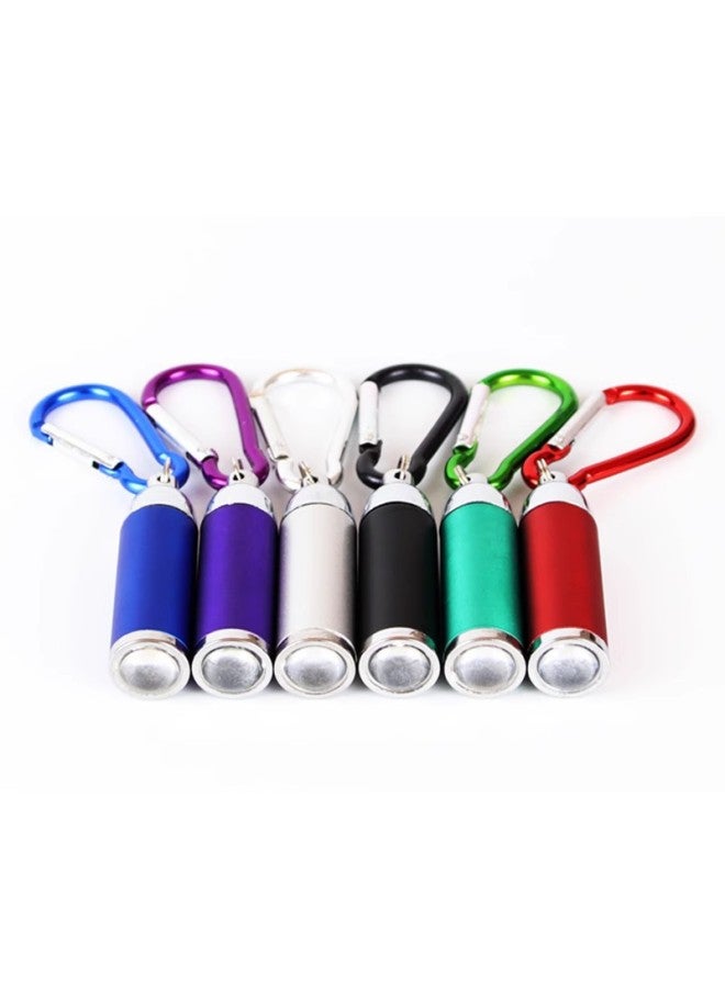Mini Small Pull Tube Telescopic Zoom Small Flashlight Mountaineering Buckle Small Strong Light Promotional Gifts Electronic Flashlight Wholesale-Color:Silver  - Image 1