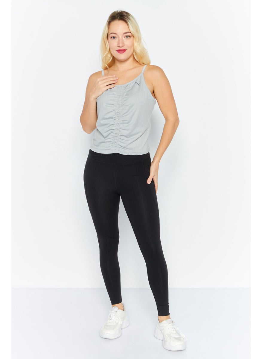 PUMA Women Sportswear Fit Sleeveless Training Top, Grey  - Image 2