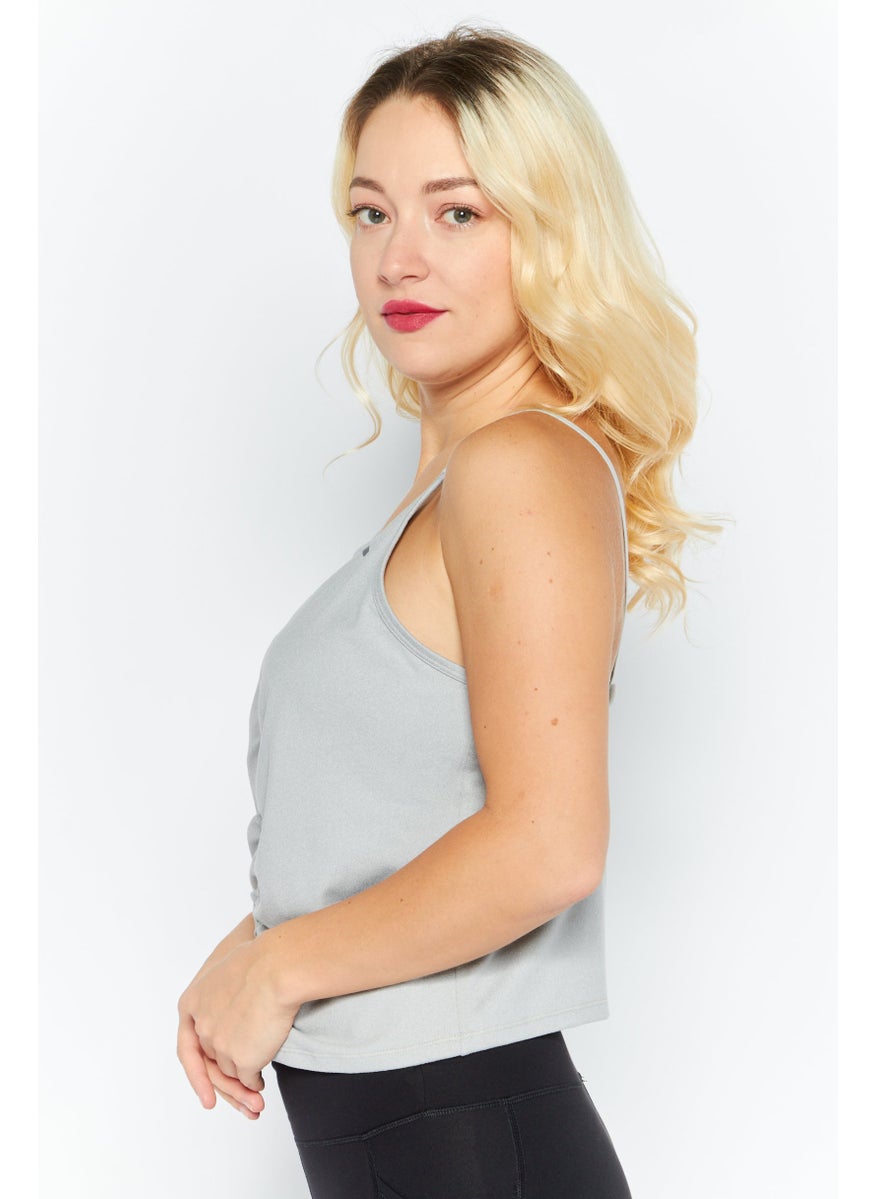 PUMA Women Sportswear Fit Sleeveless Training Top, Grey  - Image 3