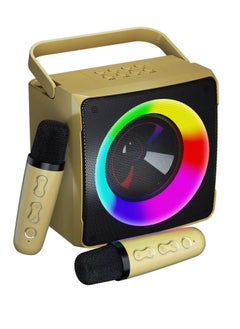 SDRD Karaoke Bluetooth Speaker with 2 Wireless Microphones – Portable, High-Quality Sound System for Home Parties, Singing, and Events  - Image 1