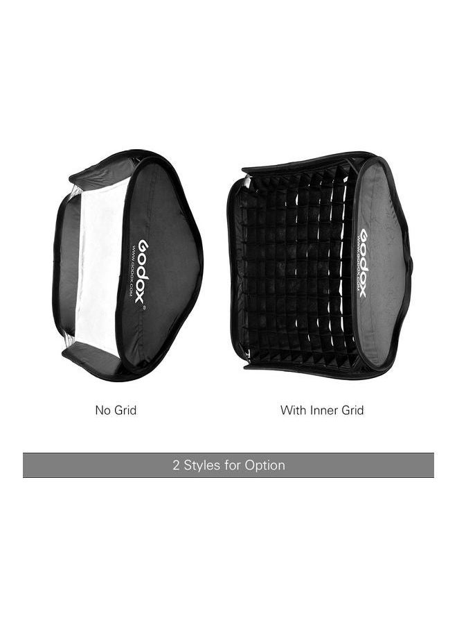 NIBEMINENT - Flash Softbox Diffuser Inner Grid With Carry Bag Black - Image 1