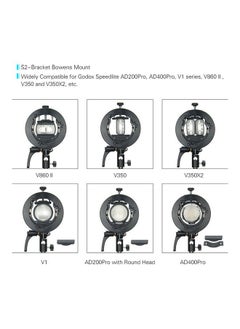 NIBEMINENT Flash Softbox Diffuser Inner Grid With Carry Bag Black  - Image 5