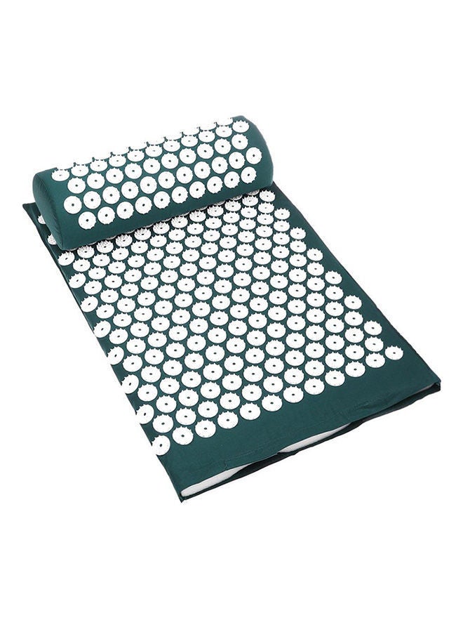 NIBEMINENT Acupuncture Relieve Pain Yoga Mat With Pillow - Image 1
