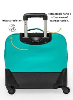 Wires Wires 4-Wheeled Kids Trolley School Bag with Lunch Bag + Pencil Case New Collection W24177 (Dimensions: 46x32x22cm)-Teal  - Image 5