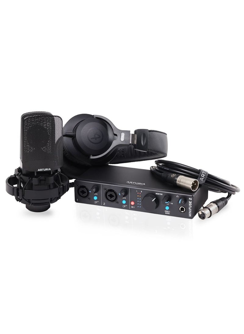 Arturia Arturia MiniFuse Recording Pack – Black  - Image 1