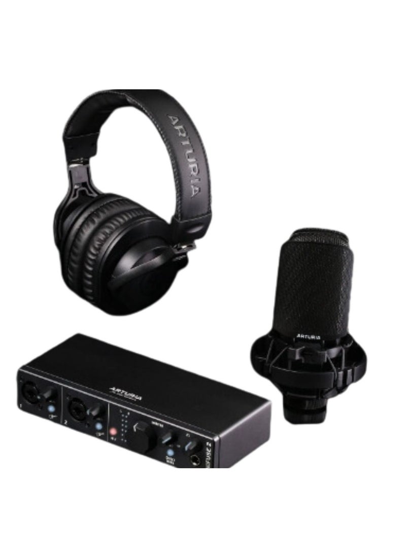 Arturia Arturia MiniFuse Recording Pack – Black  - Image 2