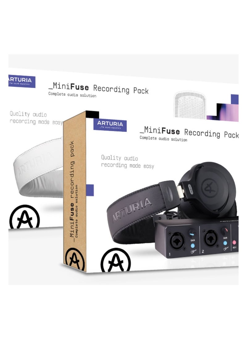 Arturia Arturia MiniFuse Recording Pack – Black  - Image 3