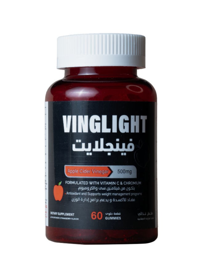 60 Gummies Vinglight Apple Cider Vinegar