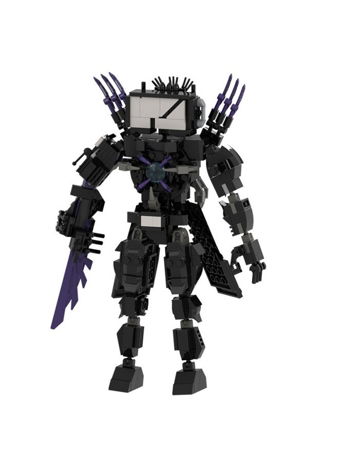 General War Damage Titan TV Personality Building Block Model Decoration Toy Children's Educational Game Accessories Assembled Game Gift for Family and friends  - Image 2