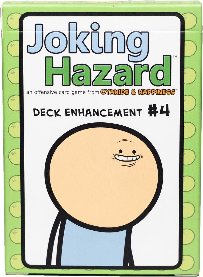 Joking Hazard Deck Enhancement #4 - The Fourth Expansion of Comic Building Card - Party Game by Cyanide and Happiness for 3-10 Players,Green - Image 1