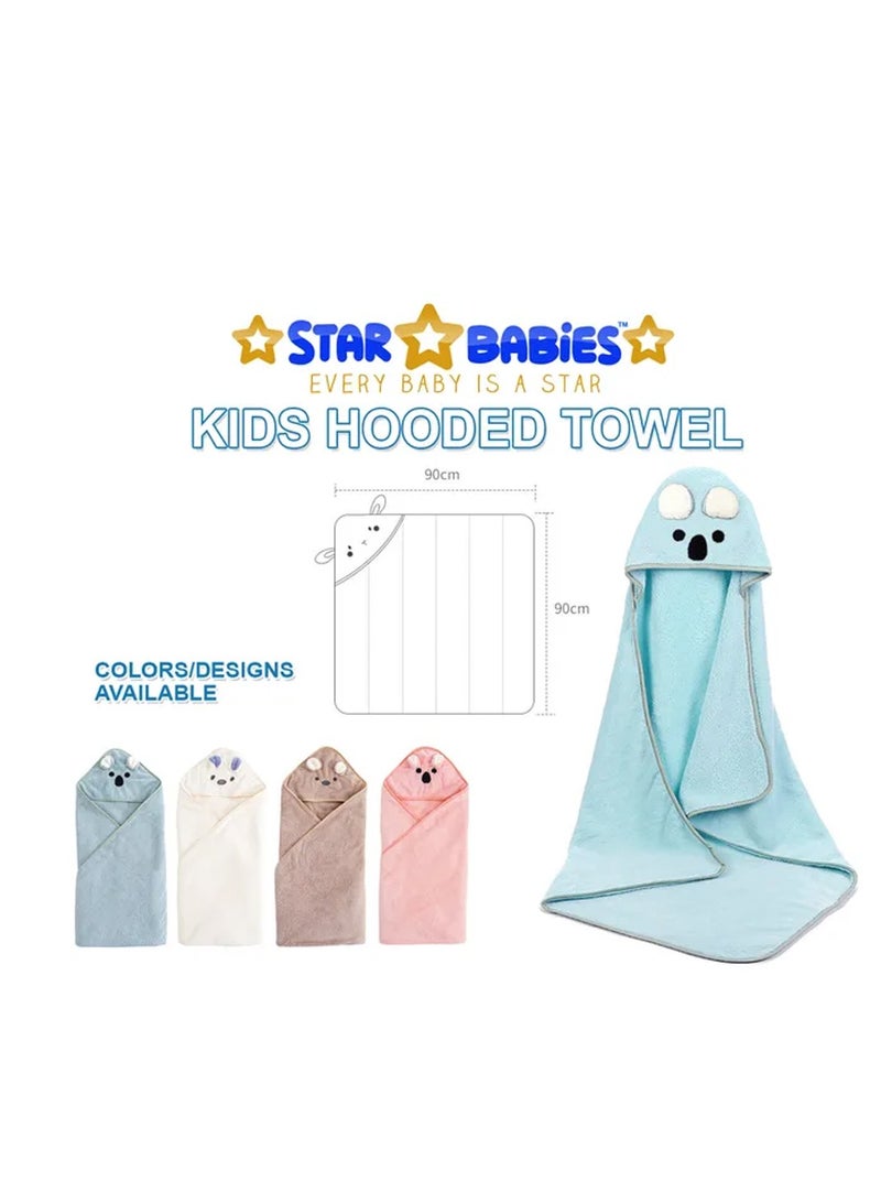 STAR BABiES Star Babies -Combo Pack (Microfiber Hooded Towel with Disposable Scented Bag Pack of W/Dispenser) - Blue  - Image 3