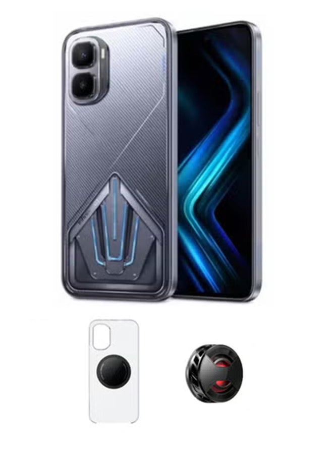 إنفينيكس GT 50 Pro with Earbuds Cooling Fan And Cover -24GB RAM (12+12) - 512 GB Storage- 5G Gaming Smartphone -  6.78-inch - 144Hz AMOLED - SILVER GLAIER - Cooling Edition - Image 2