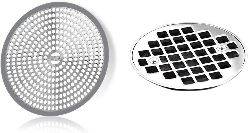 LEKEYE Shower Drain Hair Catcher/Strainer/Stainless Steel and Silicone - Image 3