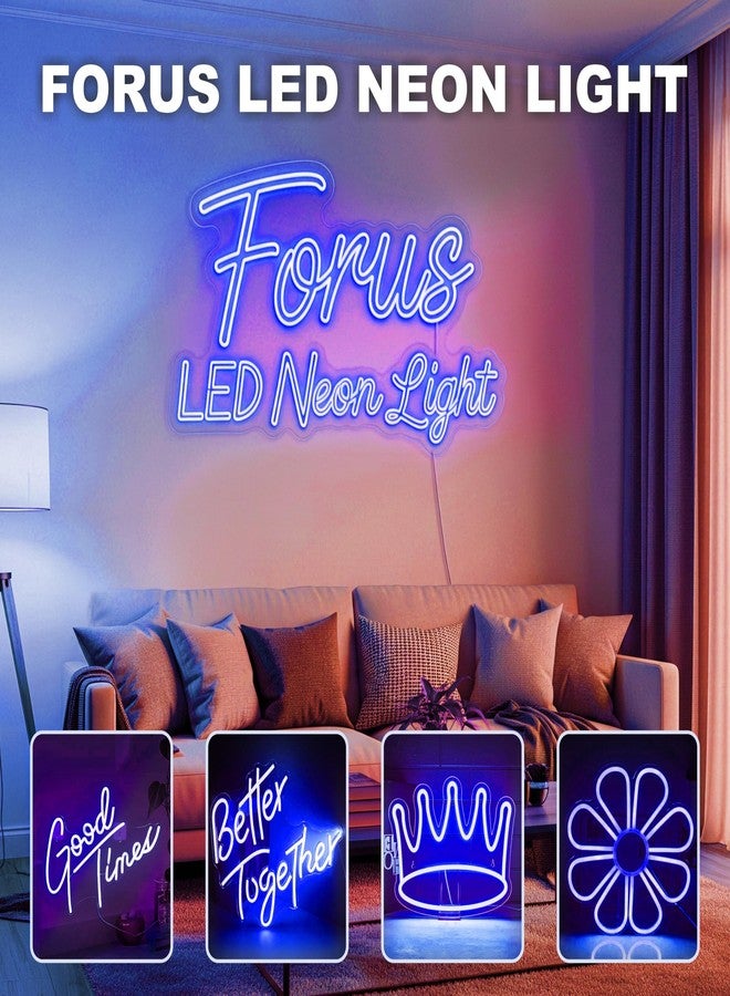 Forus 3 Meter LED Neon Strip Light - Blue, Flexible Waterproof Cuttable Rope Lights, Indoor Outdoor Diwali Decorative Cove Lighting, Home Decor, Festival, Villa Decorations, 6-Months Warranty - Image 5