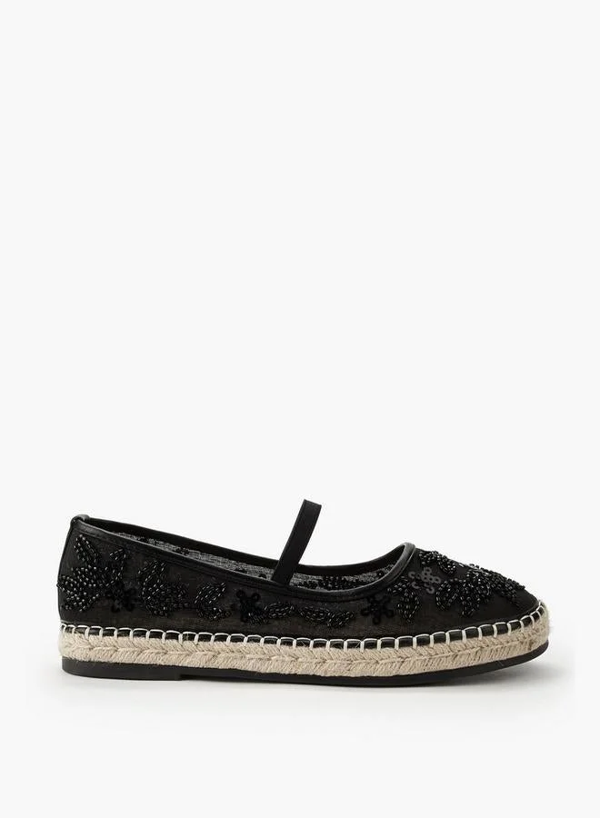 Women Sequin Embellished Ballerina Shoes