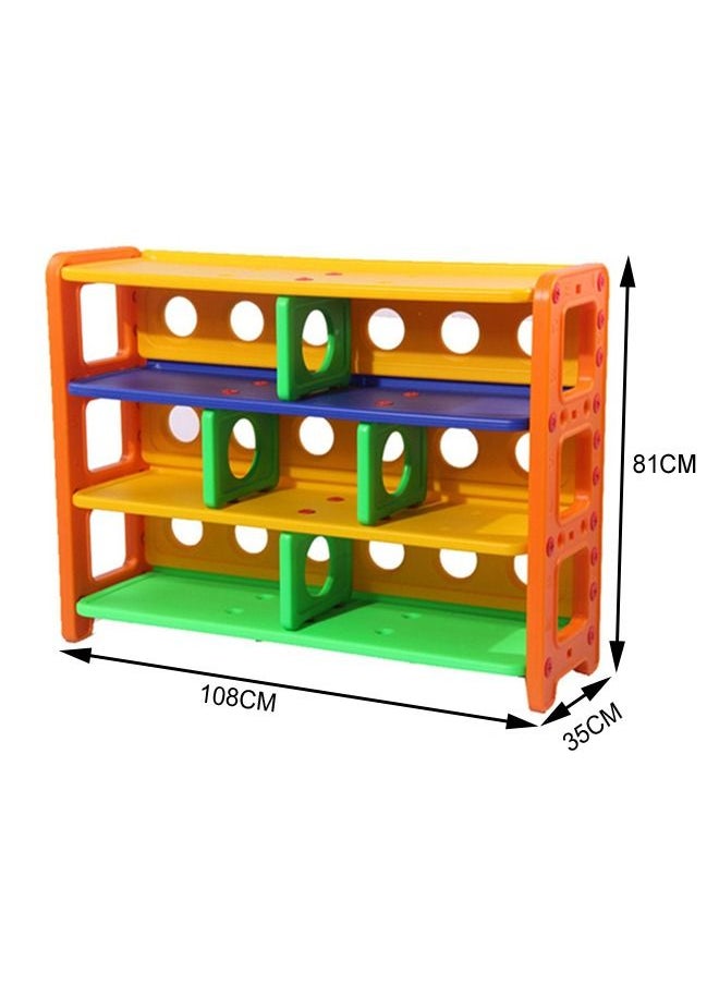XIANGYU Children Furniture Kindergarten Bookcase Plastic Toys Storage Kids Book Shelf  - Image 4