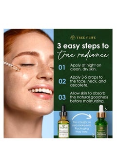 TREE OF LIFE Tree of Life Facial Serum for Face, Brightening, Firming, Hydrating, Dry Skin, Dermatologist Tested - Hyaluronic Acid Serum  - Image 4
