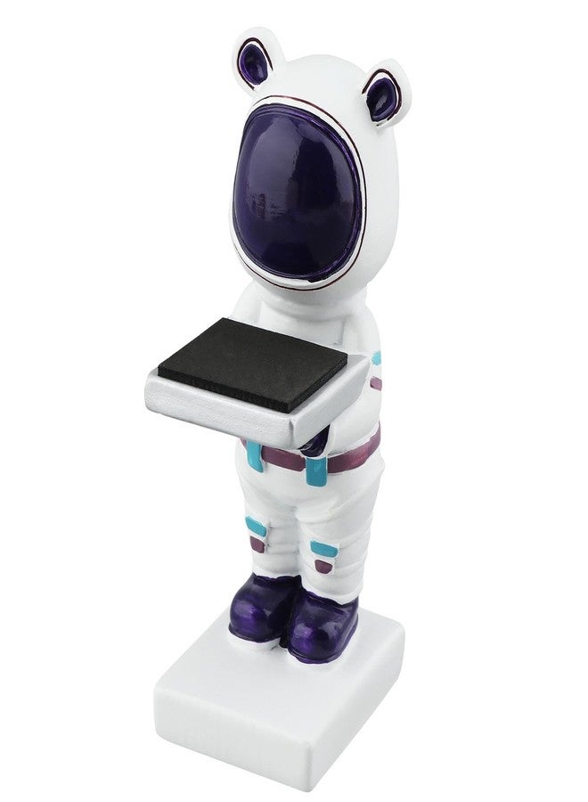 beiyoule Single Watch Display Stand, Resin Figurine Model Wristwatch Holder Home Office Countertop Decorative Storage Rack for Display Watch Jewelry Bracelet Necklace (White) - Image 1