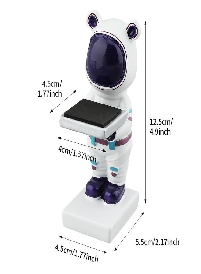 beiyoule Single Watch Display Stand, Resin Figurine Model Wristwatch Holder Home Office Countertop Decorative Storage Rack for Display Watch Jewelry Bracelet Necklace (White) - Image 3