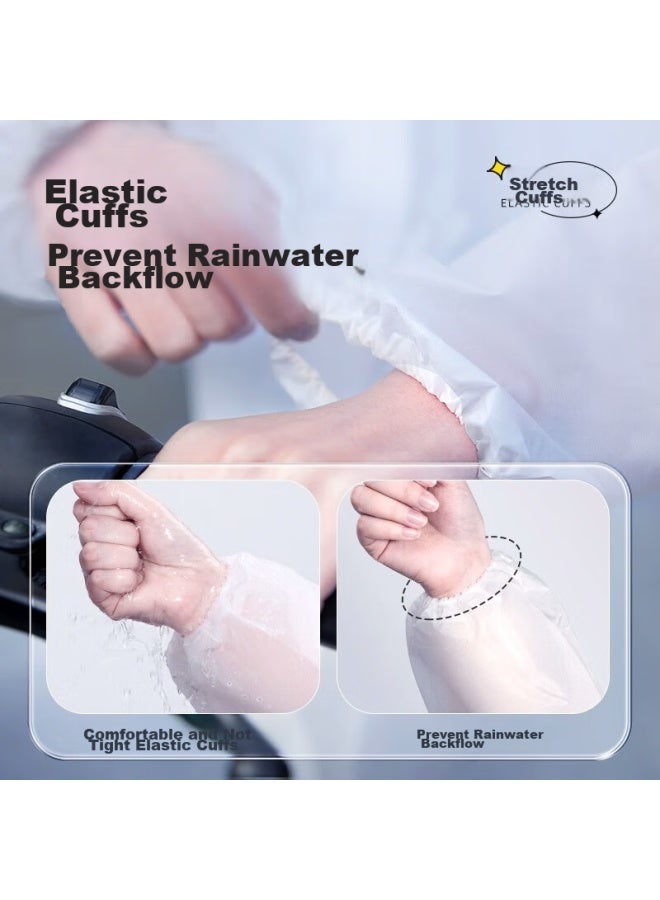 Dr.chu Disposable Raincoat For Children And Adults, Thickened And Extended Full-body Design, Heavy Rain Protection, Portable, Outdoor, Elementary School Student-specific Poncho - Image 5