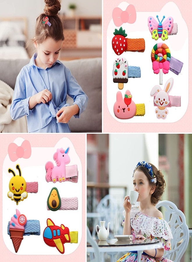 FAMEZA 10 pcs 1.8 Inches Baby Girls Ribbon Hair Bow Clips Printed Pattern Barrettes Hairpins Hair Accessories for Girl Teens Kids Babies Toddlers - Image 3