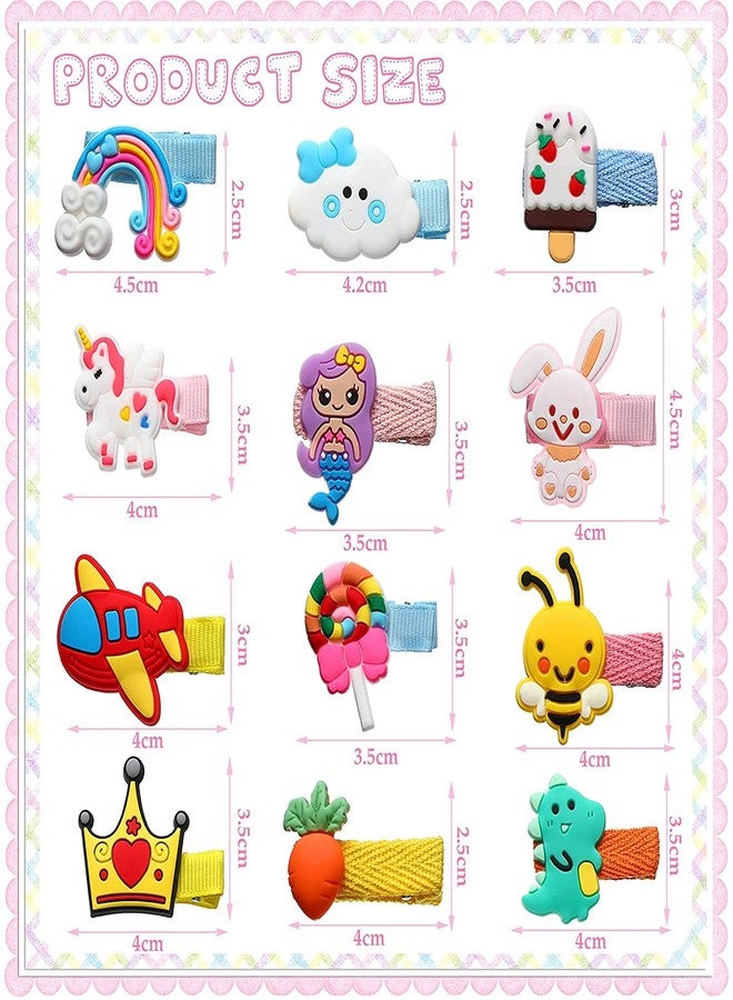FAMEZA 10 pcs 1.8 Inches Baby Girls Ribbon Hair Bow Clips Printed Pattern Barrettes Hairpins Hair Accessories for Girl Teens Kids Babies Toddlers - Image 2