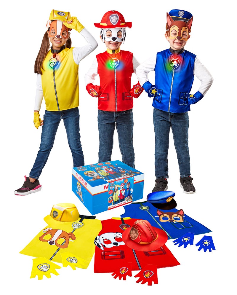 Rubies Rubies II Imagine Childs Paw Patrol Trunk Set Chase Rubble Marshall Small