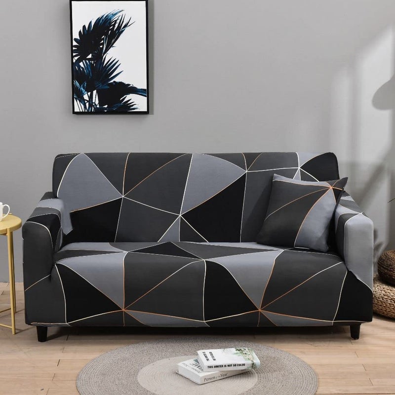 A CUBE LUXURY SOLUTIONS A CUBE LUXURY SOLUTIONS Sofa Cover 5 Seater Elastic Sofa Cover for Couch Sofa Covers Perfect 5 Seater Sofa Cover Stretchable Sofa Slipcover  - Image 1