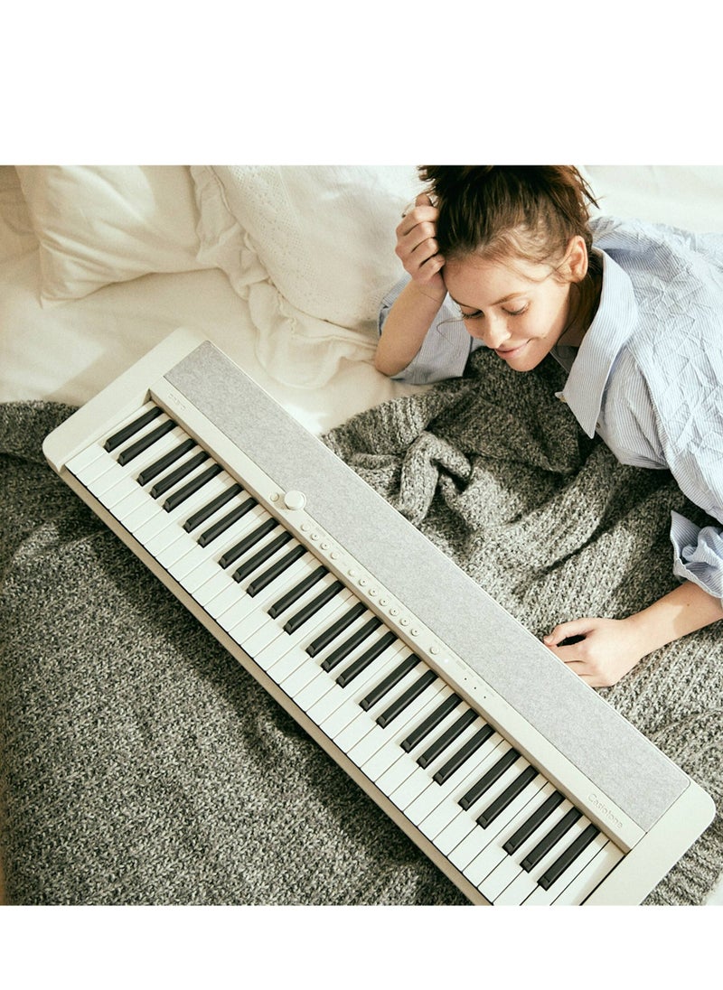 CASIO CT-S1WE Digital Musical Keyboard, Piano Style With Power Adapror  - Image 3
