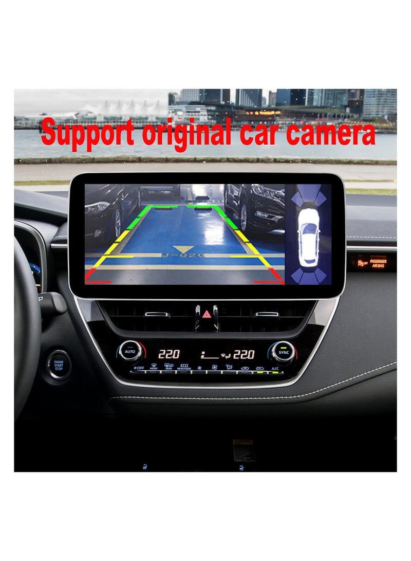 Raymos 12.3 inch Android GPS Naviagation Screen Support for Toyota Corolla 2018–2023  with  Apple Carplay Android Auto with Fast Interface Including 4G WiFi USB QLED ( 1280x720 ) - Image 2