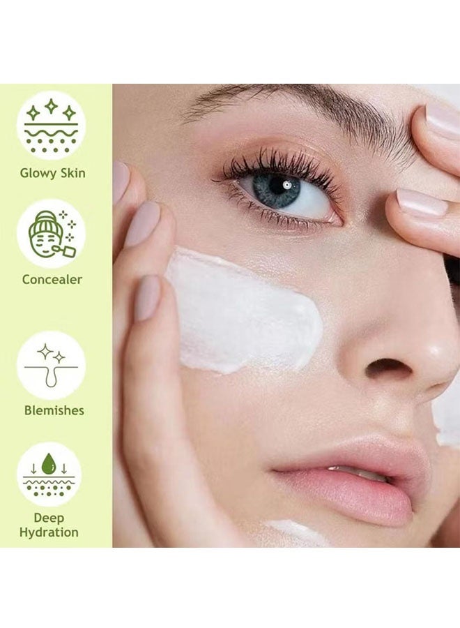 Jaysuing Lightweight Tonning Cream,Tone-Up Cream For Skin Lightening - Whitening Cream For Face And Skin, Skin Lightening Cream, Lighten Up Face Cream For Brighten, Moisturize, Concealer, Light Makeup Cream, Lazy Face Cream 100g - Image 5
