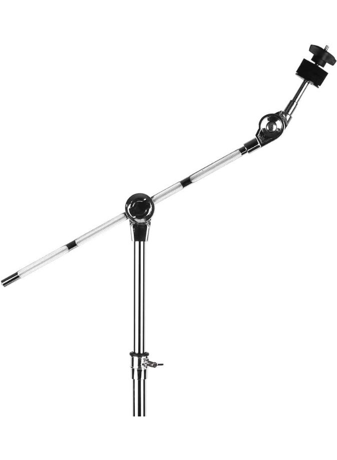 YOUWE7 Boom Cymbal Stand, Adjustable Cymbal Stand for Drum Hardware Percussion Mount Holder Gear Set Drum Hardware Set for Mounting Crash, Ride, Splash Cymbals, Double Braced Legs with Rubber Feet - Image 4