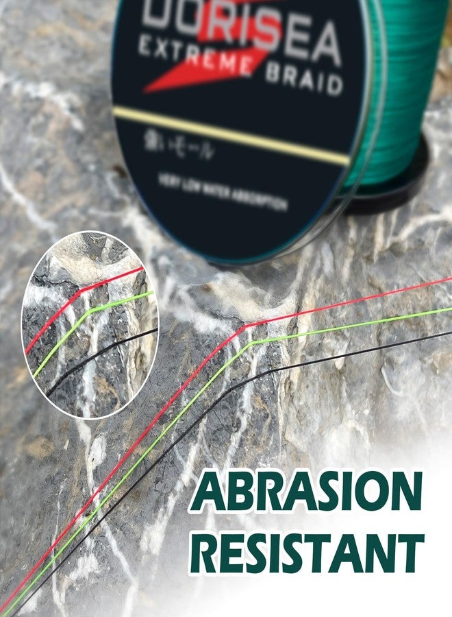 Dorisea Extreme Braid 100% Pe Grey Braided Fishing Line 109Yards-2187Yards 6-550Lb Test Fishing Wire Fishing String-Abrasion Resistant Incredible Superline (100m109Yards 200lb/0.75mm(8Strands)) - Image 5