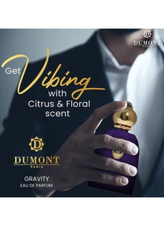 DUMONT PARIS Dumont BOROUJ MODERNITY - 85ml Travel Size - Arabian-Inspired Unisex Perfume for Men & Women - Citrus, Floral, Fruity, Amber & Wood Fragrance - Long Lasting Cologne  - Image 4