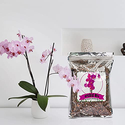 Doter Orchid Potting Mix Orchid Bark, Mix Pine Bark and Perlite, Good Drainage and Water Retention (4 Quart) - Image 4