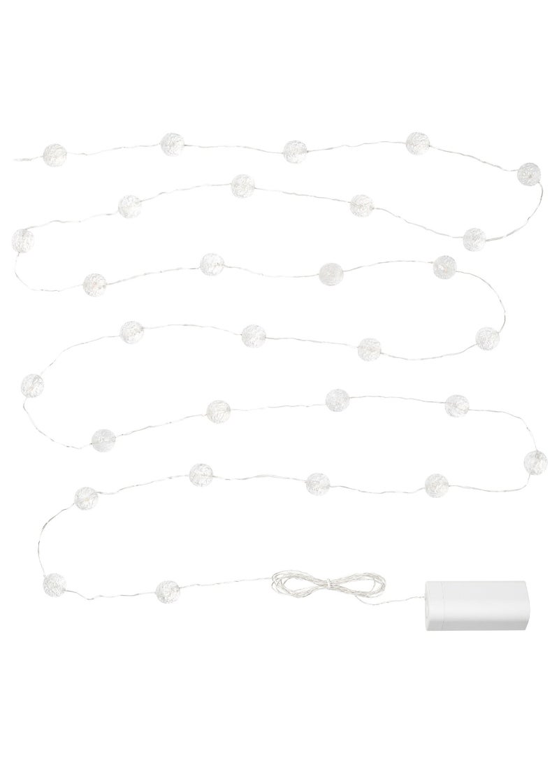 AS SEEN ON TV LED lighting chain with 30 lights battery operated iceball 
