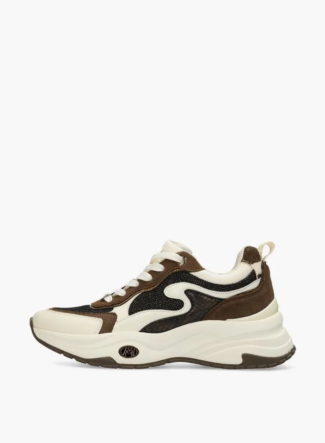 Mexx BROWN Women Lace-Up Sneakers for Women | Best Price UAE