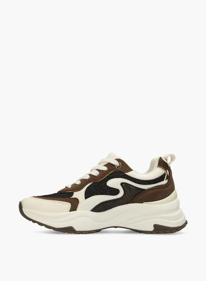 Mexx BROWN Women Lace-Up Sneakers for Women | Best Price UAE