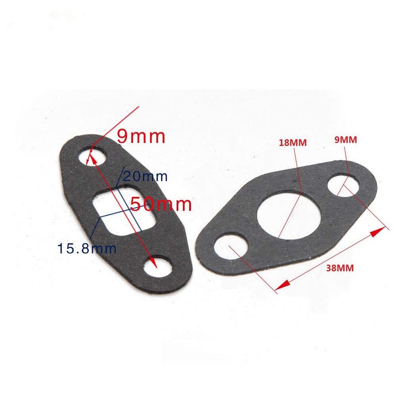 EPMAN TRZDP04AA 10 Pair/Lot Turbo Gaskets T3 T4 Turbine Oil Drain Gaskets for for T3 T4 T04B T04E T60 - Image 2
