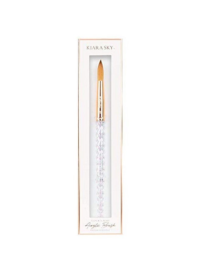 KIARA SKY 100% Kolinsky Acrylic Nail Brush (#10) - Image 1