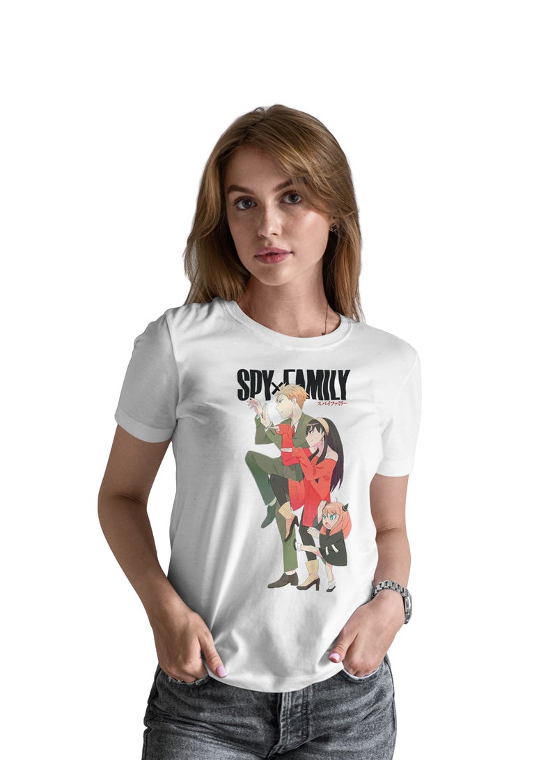 Fashion World Cotton T-shirt Printed with High-quality Anime Spy X Family  - Image 1