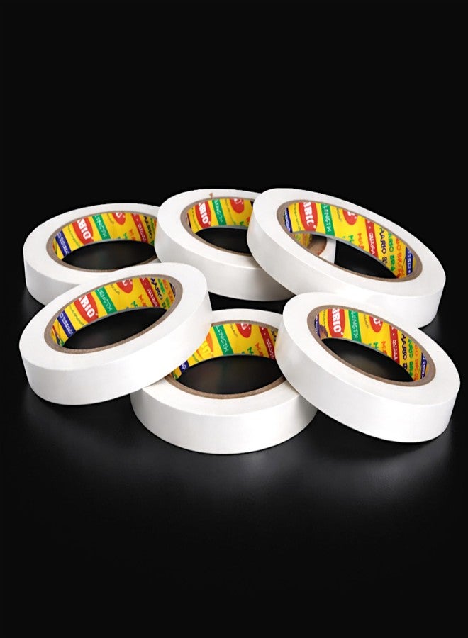ماريو شريط لاصق مزدوج الجوانب من ماريو، عالي الجودة، 12 مم × 50 م - عبوة من 6 قطع | شريط لاصق مزدوج الجوانب احترافي لتركيب الصور، والأعمال الحرفية، والاستخدامات المكتبية - Image 1