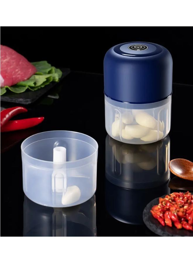 Electric Mini Garlic Chopper Wireless Food Processor Portable Mincer and Masher and Blender for Seasoning Spice Vegetable Fruit Meat  - Image 2