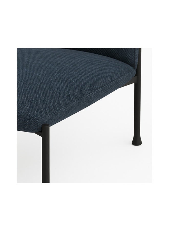 YI ONE Single-Seater Armless Sofa – Modern Blue Fabric Reception Chair with Steel Frame & High-Density Foam for Office, Lounge & Home Use – Comfortable No-Arm Waiting Room Chair (73 x 69 x 75 cm - Image 5