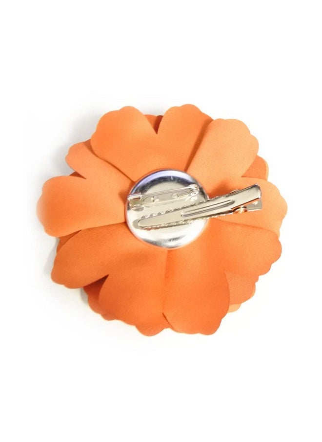 Camellias Flower Hair Clip And Brooch Pin 1 Pcs(A74)(Orange) - pzsku/ZD0F1C48FE34812223EB6Z/45/_/1718606518/4ac041f8-f3ff-47b2-9107-46bda91b836c