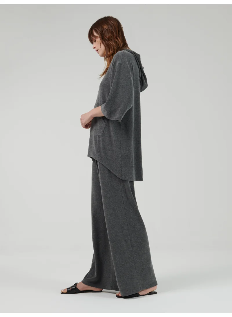 leem Hooded Top & Wide Leg Trouser Set